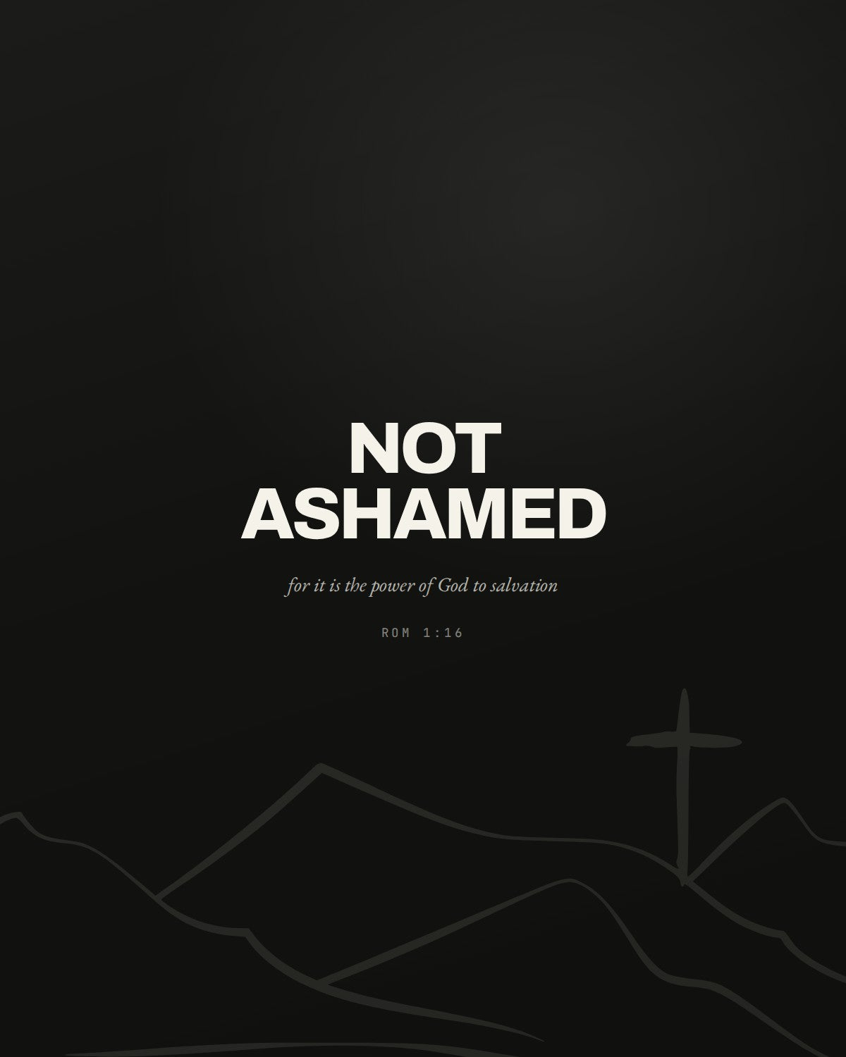NOT ASHAMED HOODIE