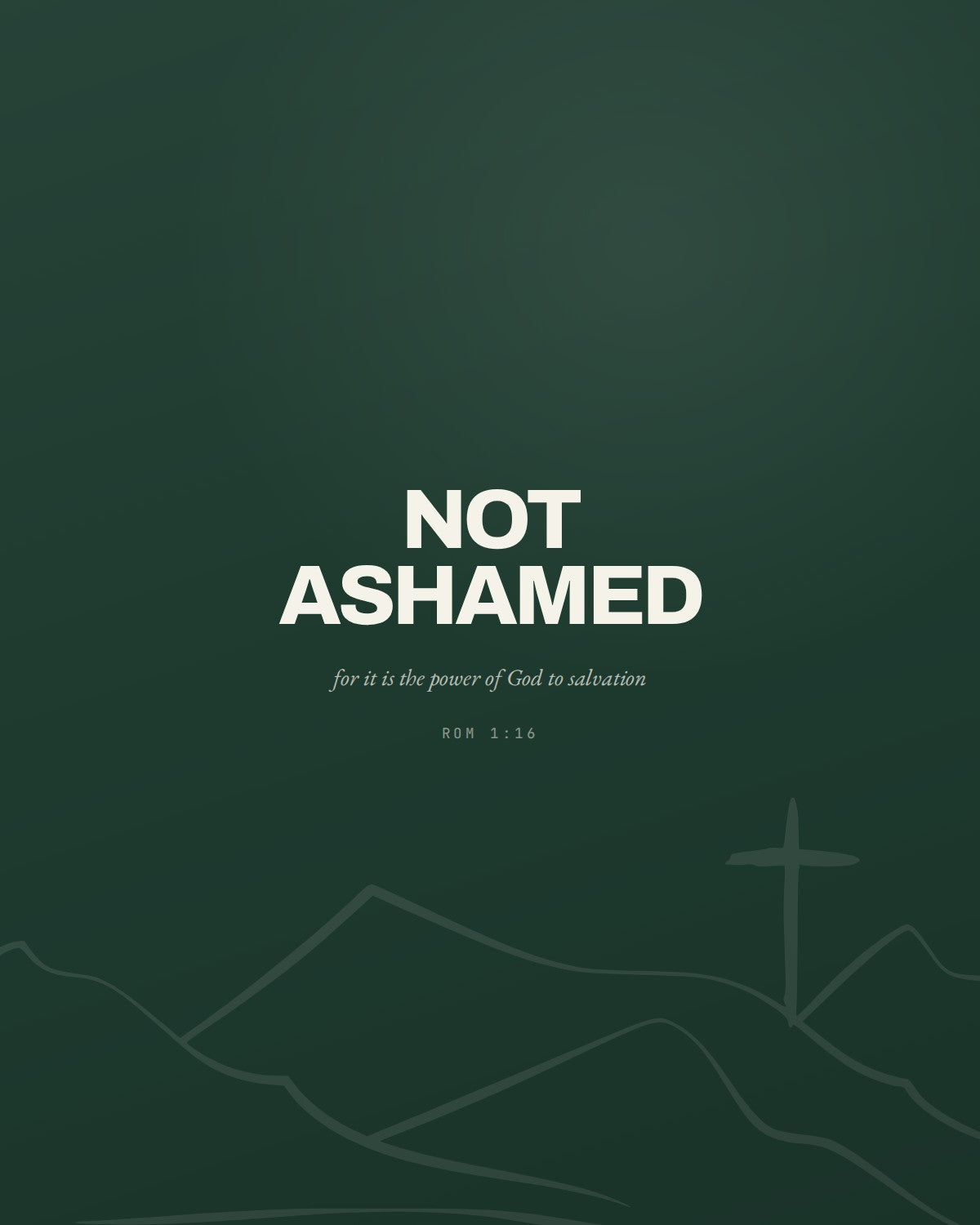 NOT ASHAMED HOODIE
